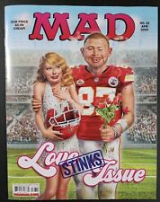 TAYLOR SWIFT TRAVIS KELCE MAD MAGAZINE LOVE STINKS ISSUE #36 APR 2024 RARE picture