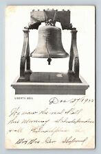 Philadelphia PA, Liberty Bell, Crack, Message, Pennsylvania Vintage Postcard picture