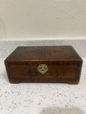 Vintage Wooden Musical Jewelry Box picture
