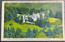 Vintage Postcard 1930-1945 Air View of Biltmore College, Asheville (NC) picture