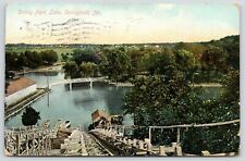 Springfield Missouri~Doling Park Lake~View From Top of the Chutes~1911 Postcard picture