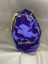 Rare/Discontinued. Crown Royal Camo Bag Blue Camouflage Version picture