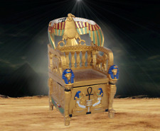 GREAT  KING TUTANKHAMUN THRONE Ancient Egyptian Tut Jewelry Box Egypt History picture