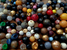 LOT OF VINTAGE PLASTIC BALL BUTTONS - MANY SIZES AND COLORS picture