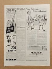 SEXIST NOSTALGIC Print Ad Advertisement 1946 Mutual Life Your Future's Showing picture