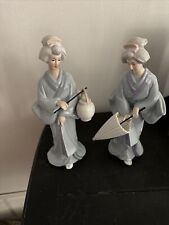 Two Rosenthal Geisha Girls Antique 12 Inches Height Porcelain Perfect Condition picture
