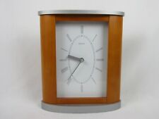 Seiko Two Toned Wood Desk/Mantle Clock-Analog-Battery Powered-Quartz-EUC picture