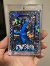 Mortal Kombat Sub Zero 1 Of 1 Cracked Ice Custom Card picture