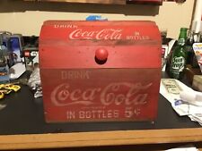 Vintage Original Coca-Cola Wooden Chest picture