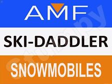 AMF Ski Daddler Snowmobiles Metal Sign 9