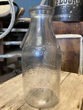 Early Quart Milk Bottle Borden's Eagle Brand Condensed Milk Co. Bordens Gail picture