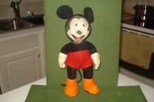 1940's GUND MICKEY MOUSE PLUSH FIGURE- DOLL 12