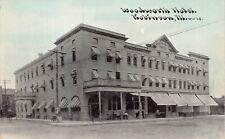 Robinson IL Illinois Woodworth Hotel Downtown Buckminster Fuller Vtg Postcard B2 picture