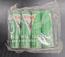 Vintage Set of 4 Eagle Dry Batteries picture