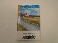 VINTAGE 1987 Rand McNally Pocket Road Atlas, Distributed by ALLSTATE INSURANCE picture