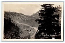 Telephone Canyon Wyoming WY Postcard RPPC Photo View Of Lincoln Highway c1930's picture