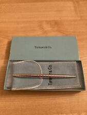 Vintage Tiffany & Co Sterling Silver Ball Point Pen w Box picture