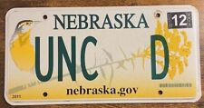 UNC D Vanity License Plate Uncle University of North Carolina picture