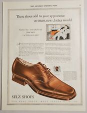 1924 Print Ad Selz Men's Shoes Dapper Man Chicago,Il Pittsburgh,PA picture