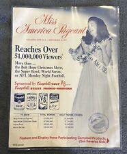 1971 Miss America Pageant Campbell's Soup Advertising Collectable In Plastic picture