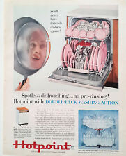 Vintage 2 Sided Hotpoint Dishwasher Ad May 1959 Better Homes & Gardens Magazine picture