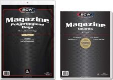 BCW Thick Magazine Bags and Backing Boards - 100 ct picture