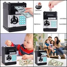 Piggy Bank ATM Cash Coin Money Saving Box with Password with Auto Grab Bill Slot picture