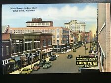 Vintage Postcard 1952 Main Street Little Rock Arkansas (AR) picture