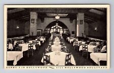 Hollywood CA-California, Henry's in Hollywood, Advertising, Vintage Postcard picture