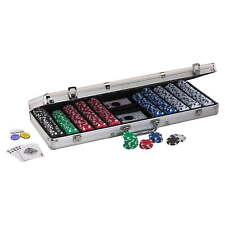 Aluminum Poker Chip Carrying Case, Fits 500 Chips (Not Included) picture