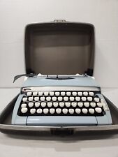 Sears Blue Citation Vintage Manual Typewriter Working Portable with Case picture