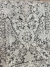 Vintage large point de venice lace venise  tablecloth 63 by 100 picture