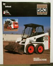 1998 Bobcat 553 Skid Steer Loader Construction Specifications Sales Data Sheet picture