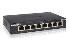 Netgear 8-Port Gigabit Ethernet Network Switch Internet Splitter GS308-300JPS picture