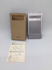 Sony Transistor Radio ICR-D9 1978 AM 530-1605kHz W/ Case Box vintage junk picture