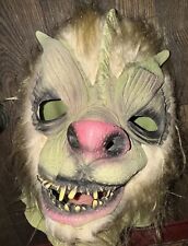 Vintage Latex Rubber Creepy Ben Cooper Face Mask Set picture