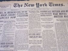 1941 JUNE 3 NEW YORK TIMES - GEHRIG IRON MAN OF BASEBALL DIES - NT 6188 picture