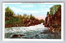 Menominee MI-Michigan, Scenic Views Davis Falls, Antique Vintage Postcard picture