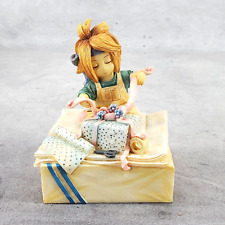 Vintage Demdaco Life Lessons Bow Tied Box 2000 2001 Figurine Decor Collectible picture