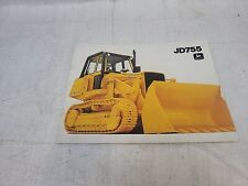 Original John Deere JD755 Crawler Loader Brochure A-1824-80-05 picture