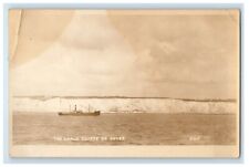 c1920's The Chalk Cliffs Of Dover United Kingdom UK RPPC Photo Vintage Postcard picture