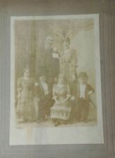 Antique Dwarfs Cabinet Photo Card Famous Little People Circus? Men Women Midgets picture