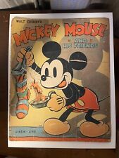 1936 Walt Disney's Mickey Mouse And His Friends #904  Original Linen-Like Book picture
