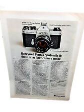 1971 Honeywell Pentax Spotmatic II Camera Original Print Ad vintage picture