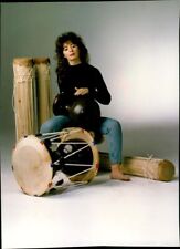 Percussionist Evelyn Glennie poses with percuss... - Vintage Photograph 2030641 picture