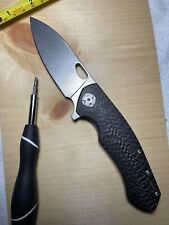 Factor Iconic Carbon Fiber Knife Ti S35VN EDC Camping Tactical Hunting Survival picture