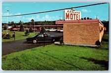 Ashland Wisconsin Postcard Ashland Motel Exterior Building c1960 Vintage Antique picture