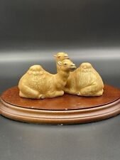 1980s Franklin Mint Noah’s Ark Camel Salt and Pepper Shakers picture