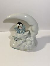 Vintage Moon Music Box Emson Taiwan Porcelain Working Condition picture