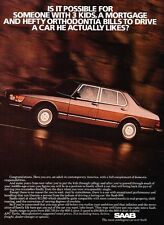 1983 SAAB 900 Original Advertisement Print Car Ad J539 picture